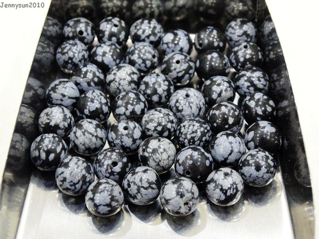 Snowflake gemstone bead 20/pkg