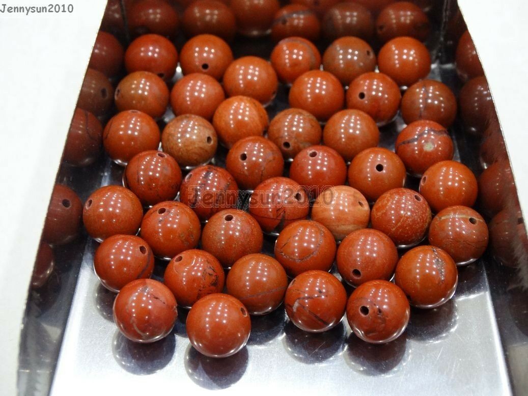 Red Jasper gemstone bead 20/pkg