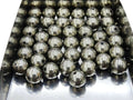 Pyrite Gemstone bead 20/pkg