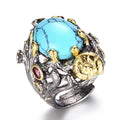 Stunning 925 turquoise handmade ring
