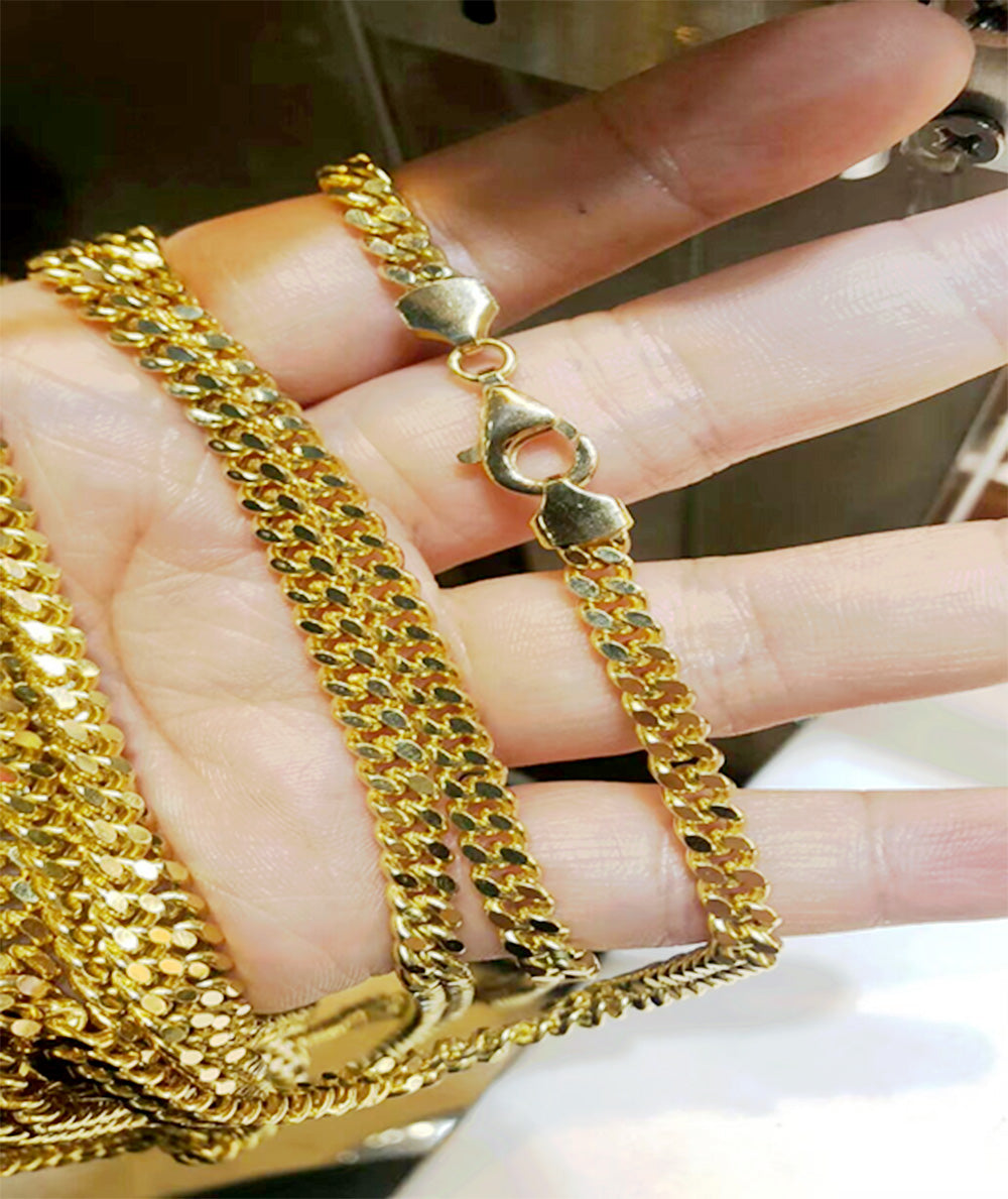 Cuban Chain necklace 3 mm