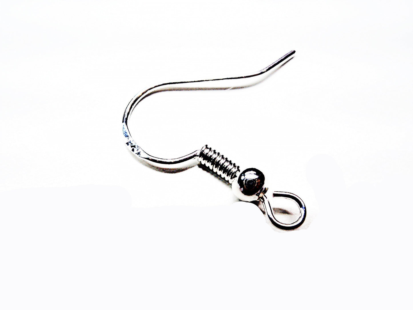 Fish Hook ear wire with ball