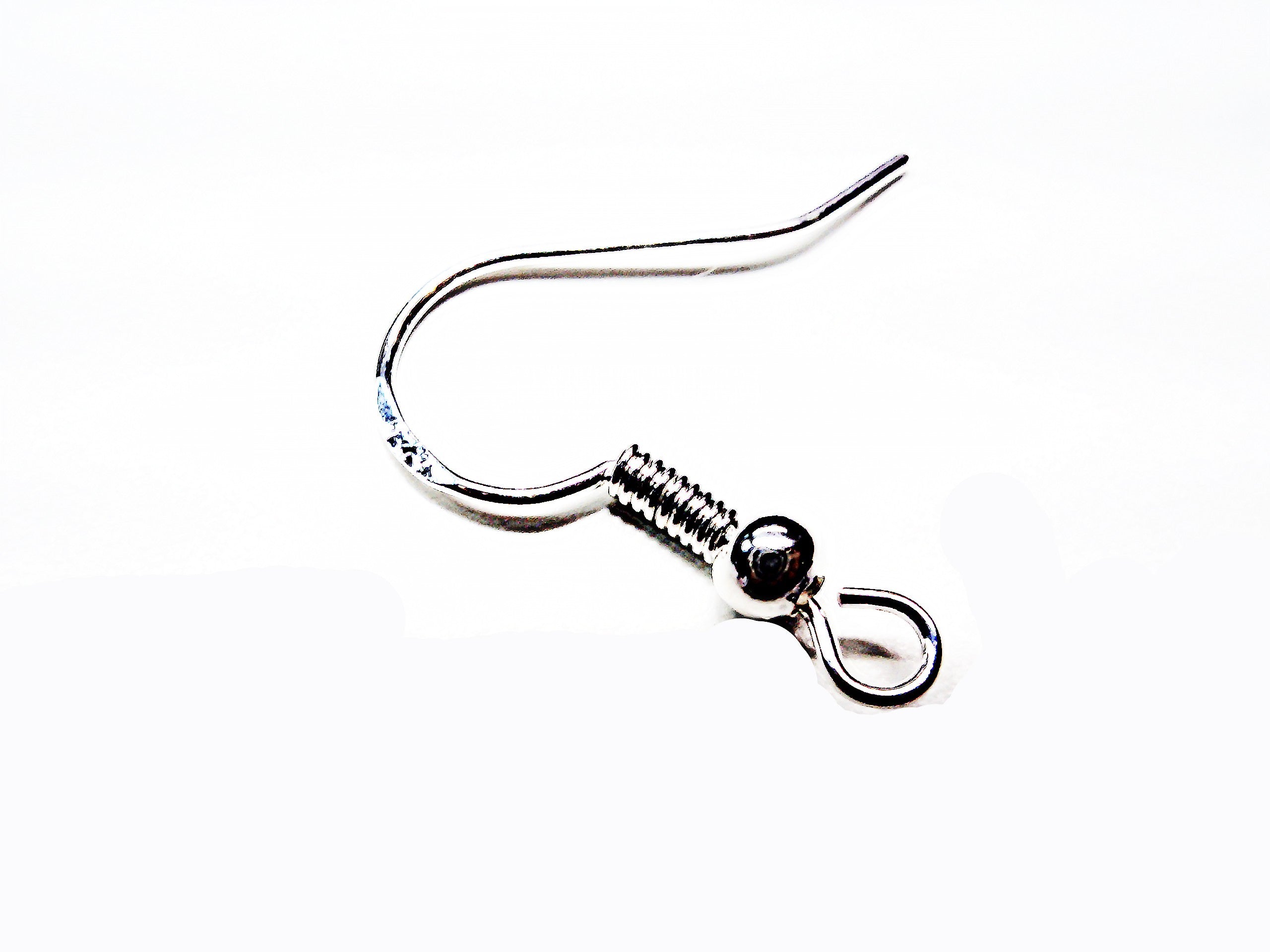 Fish Hook ear wire with ball