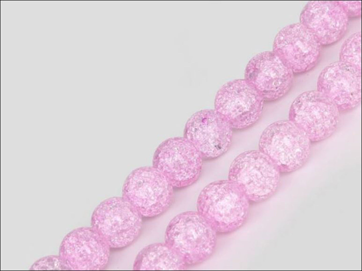 triple strand drop earring with glass beads