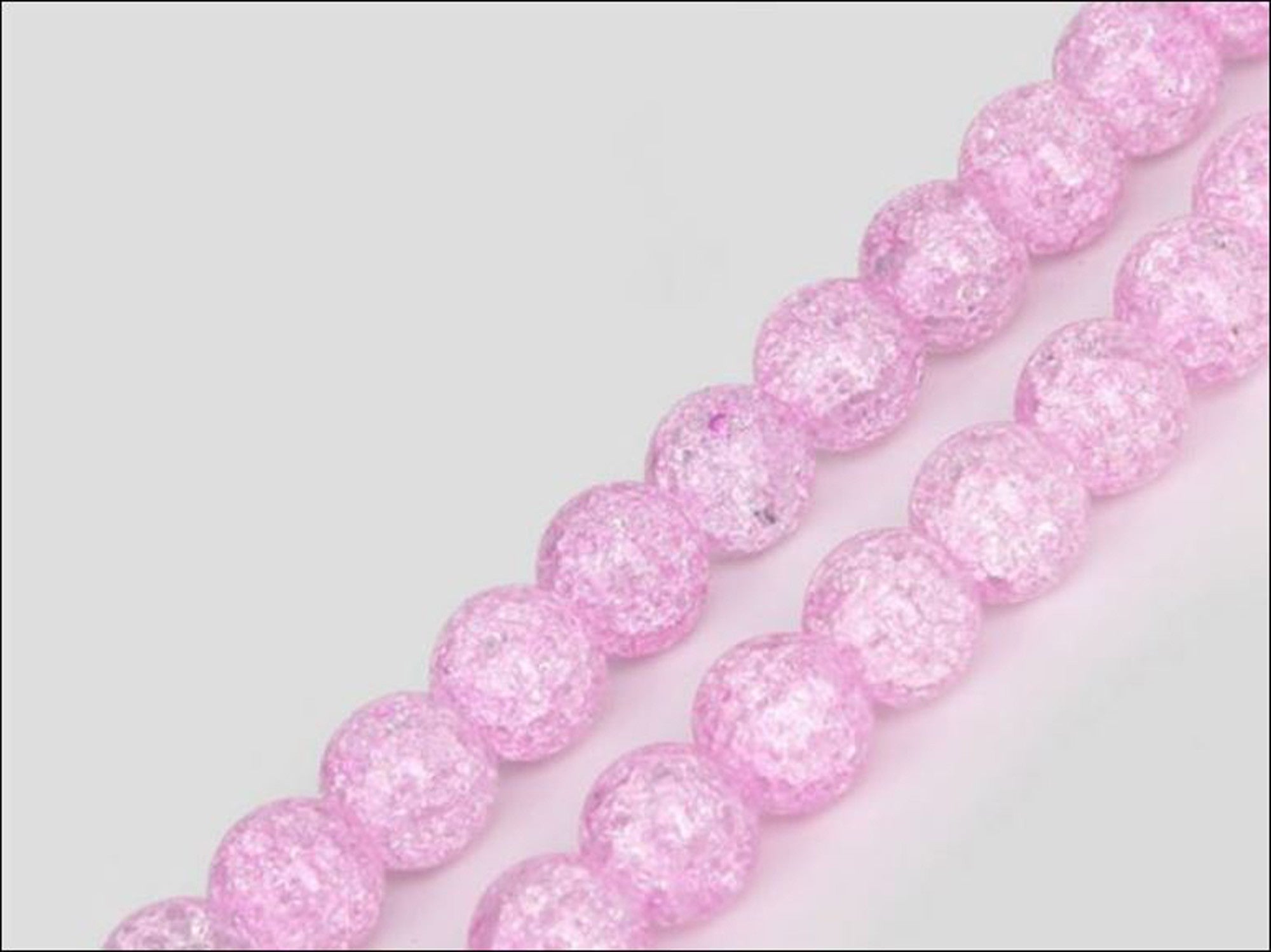 triple strand drop earring with glass beads