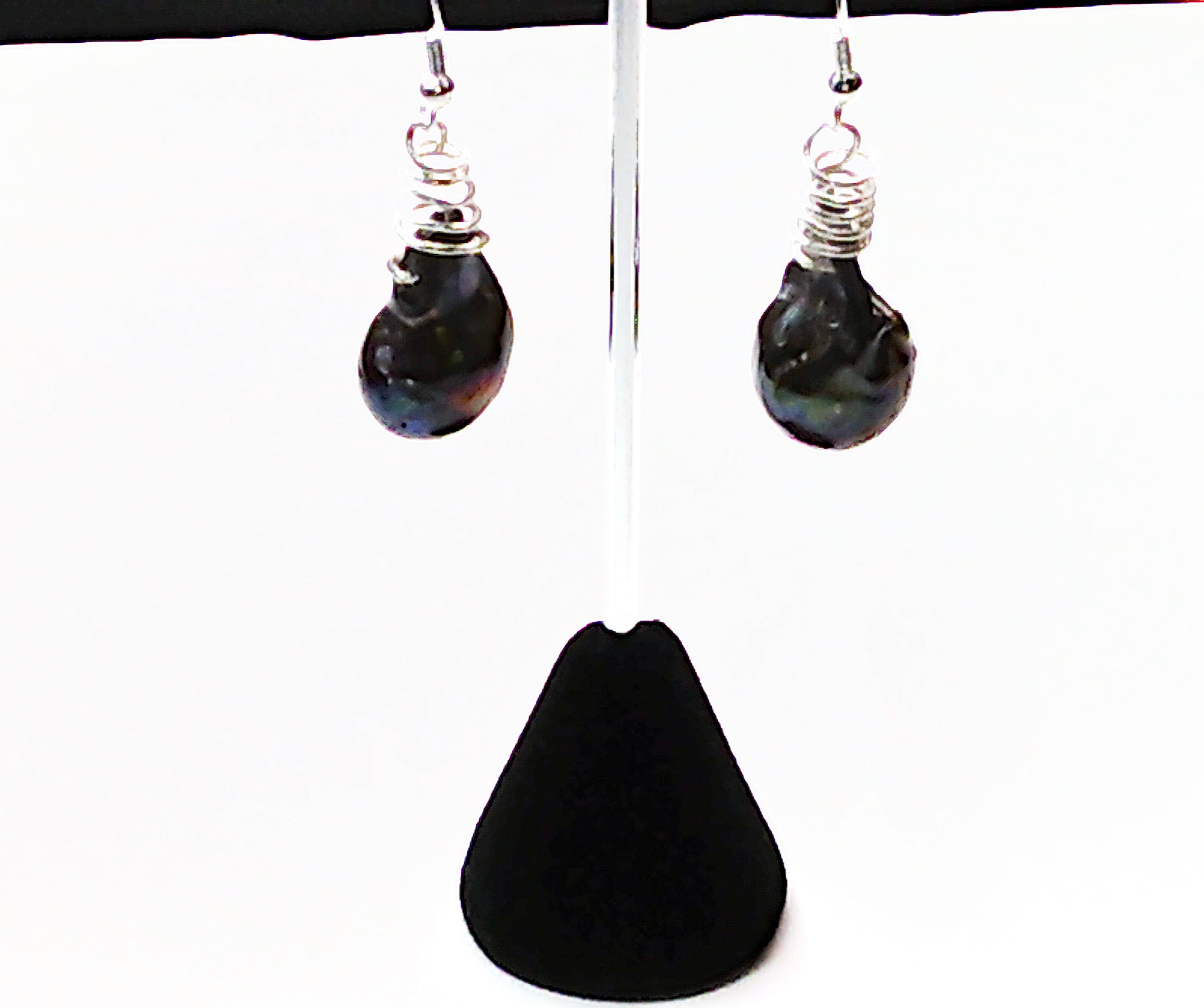 Baroque Pearl earring 100% Sterling Silver