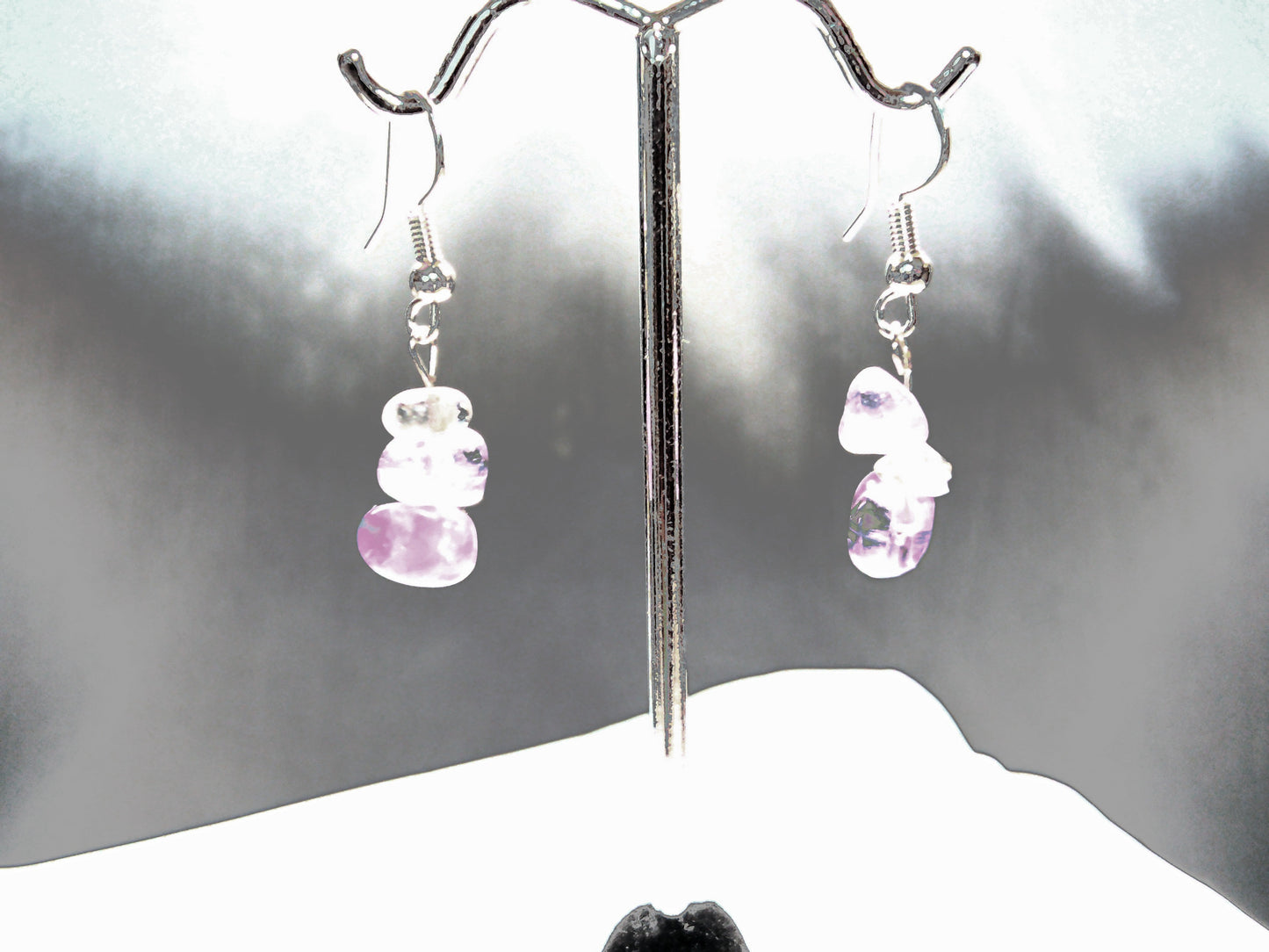 Turquoise Chip earring in .925 sterling silver