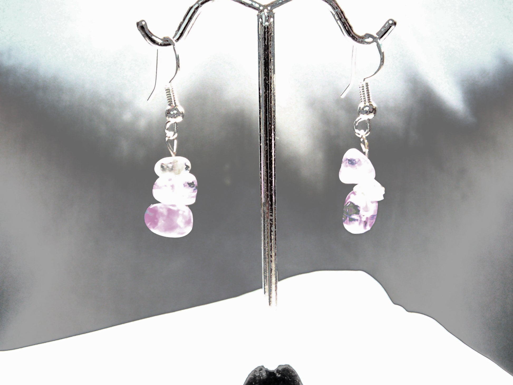 Turquoise Chip earring in .925 sterling silver