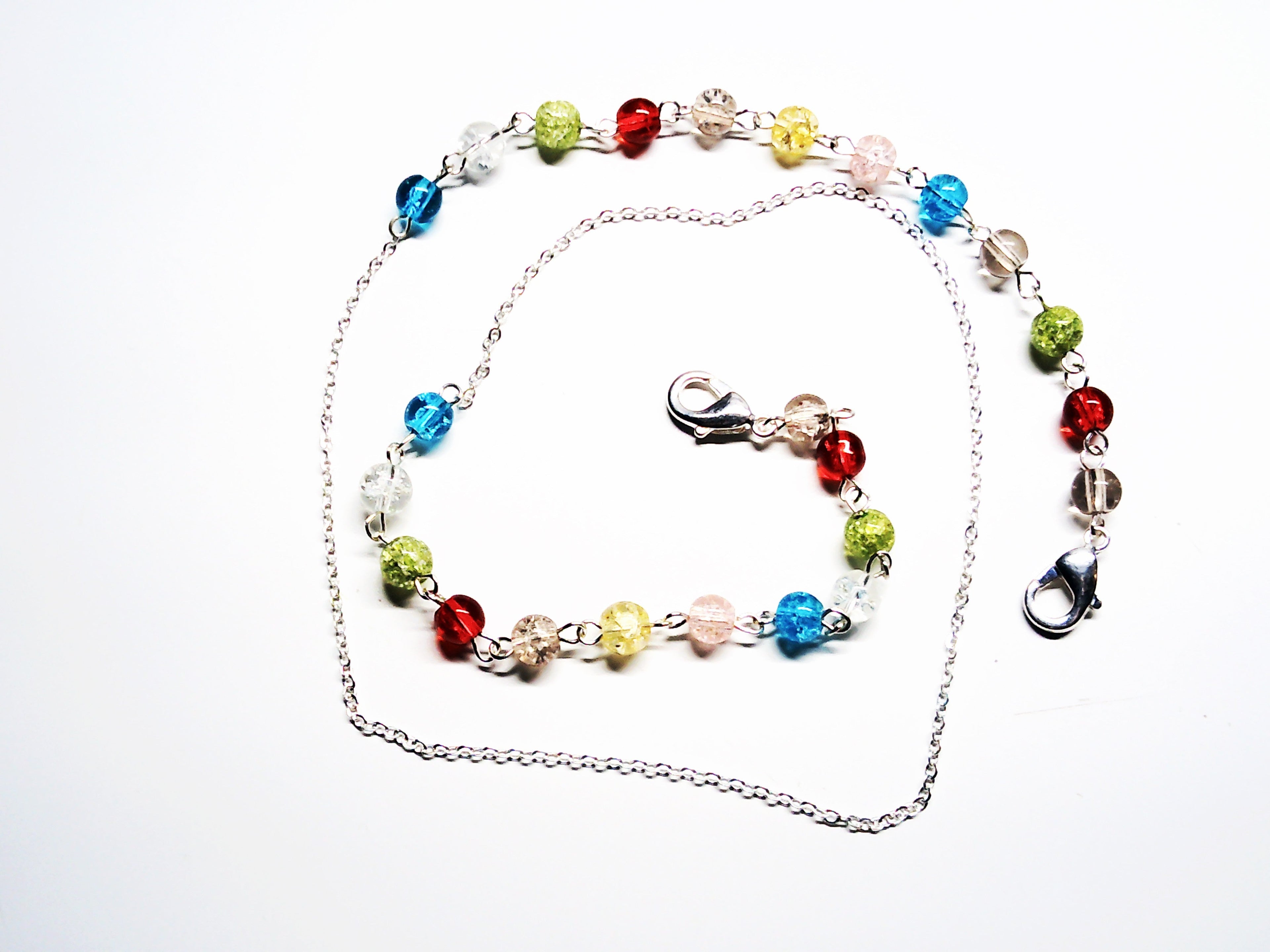 Mask chain bead holders choose your color