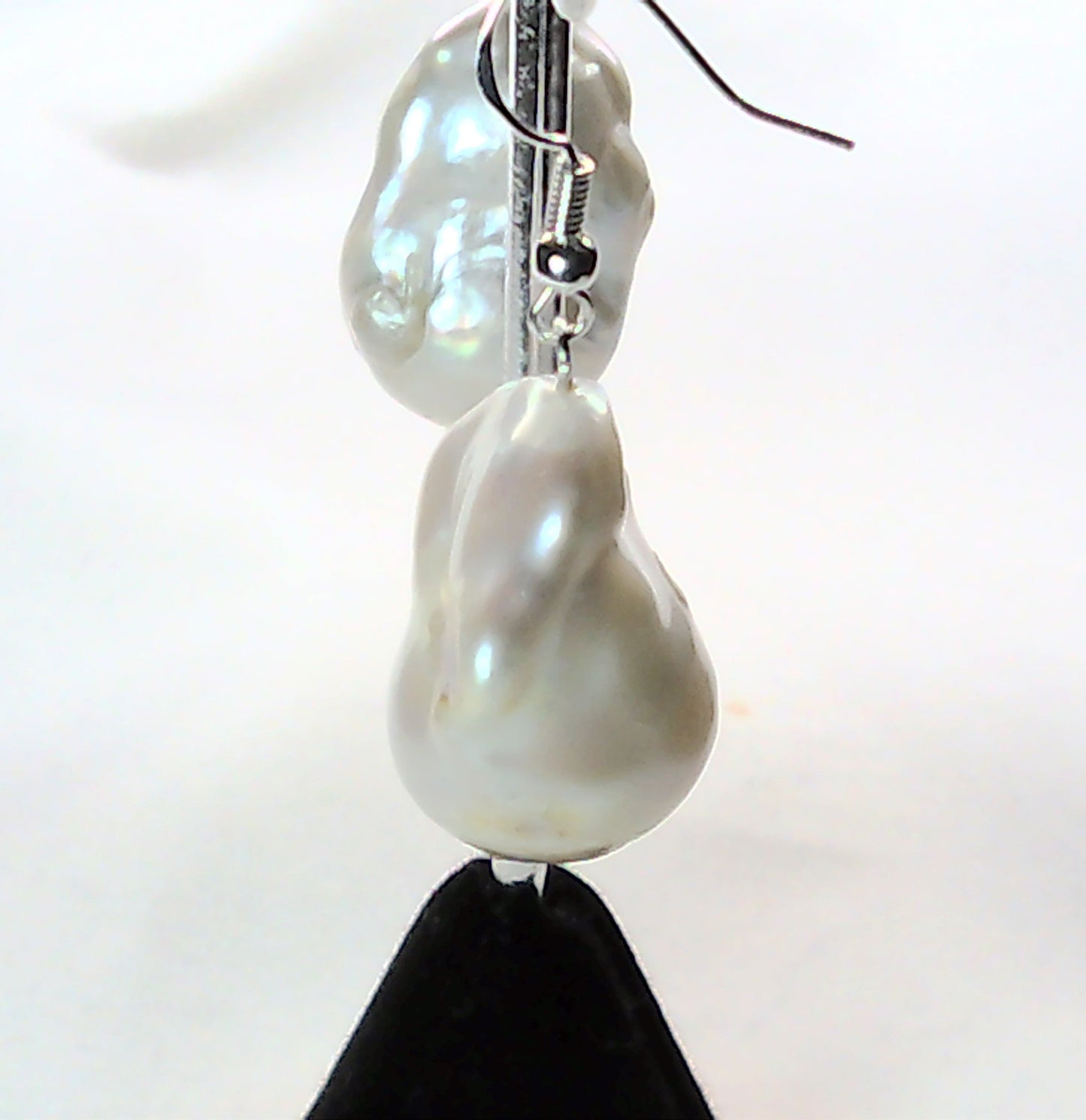 Baroque Pearl earring 100% Sterling Silver