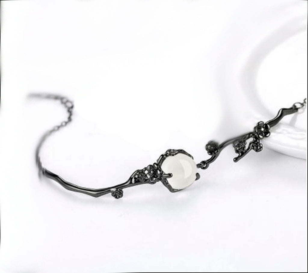 925 Sterling Silver Plum Blossom Bracelets For Women