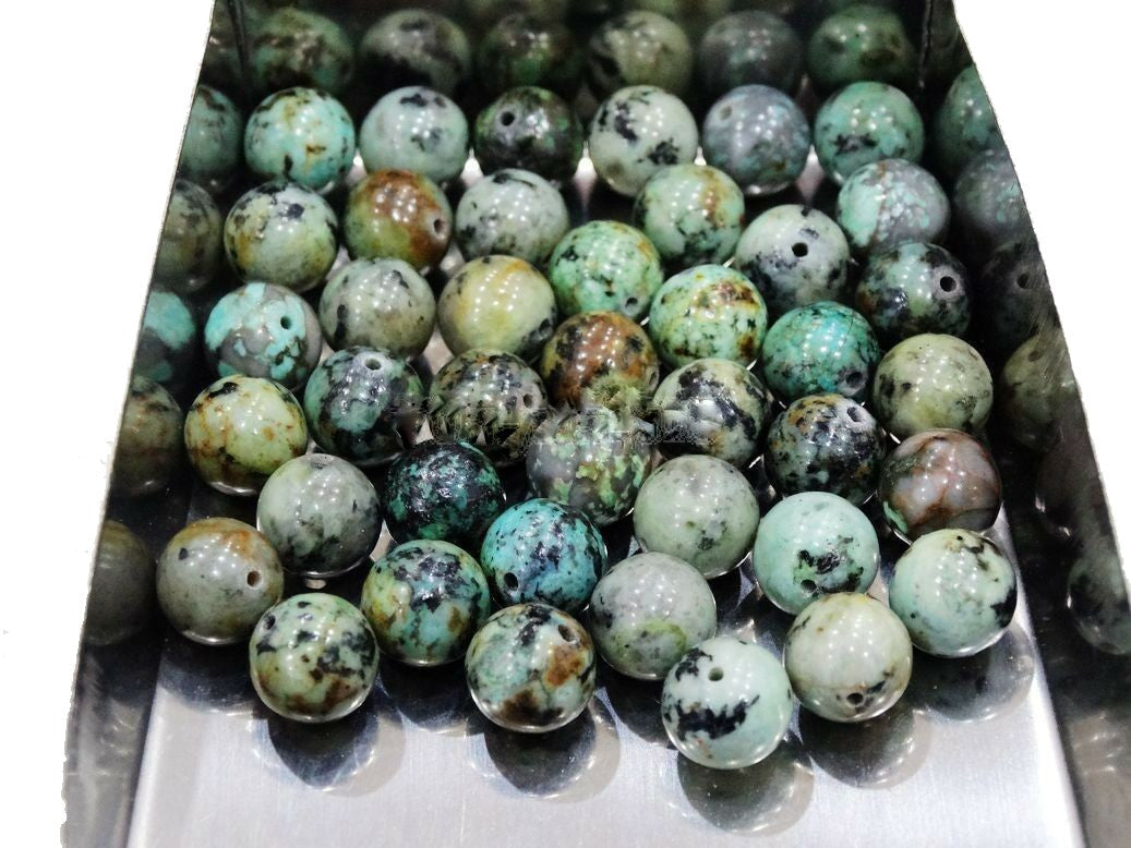 African Turquoise gemstone Bead