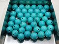 Stabilized turquoise gemstone bead