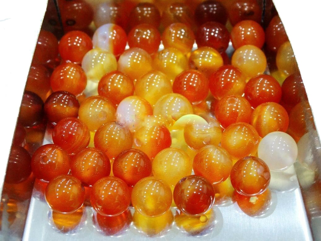 Genuine Carnelian gemstone bead
