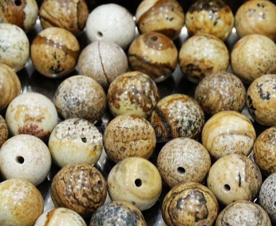 Picture Jasper gemstone beads