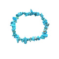 Natural Gem Stone Bracelet Irregular Crystal Stretch Chip beads Nuggets Bracelets