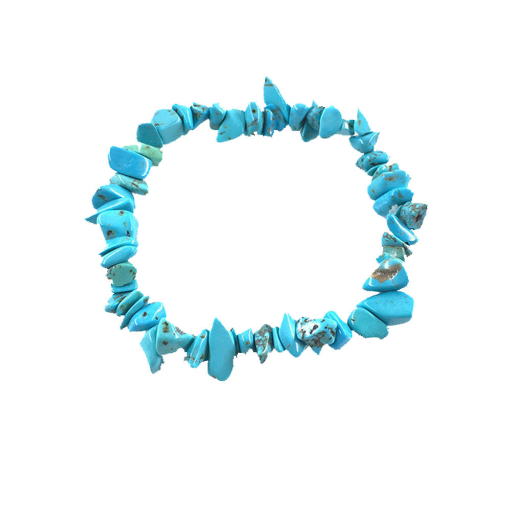 Natural Gem Stone Bracelet Irregular Crystal Stretch Chip beads Nuggets Bracelets