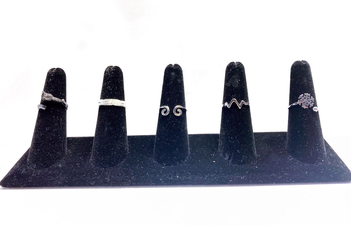 925 silver Minimalist ring in bulk or with 36 pcs counter display