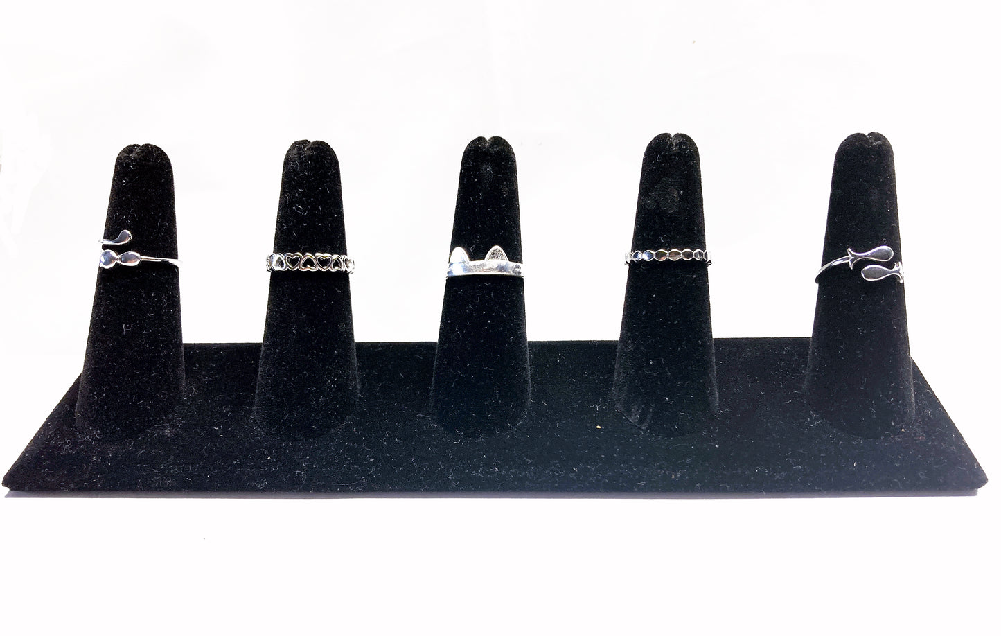 925 silver Minimalist ring in bulk or with 36 pcs counter display