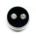 Hot selling princess cut moissanite earring