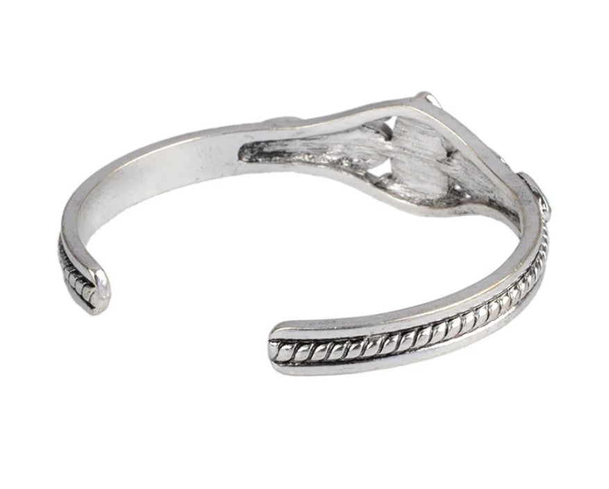 Turquoise open cuff Water Drop bracelet