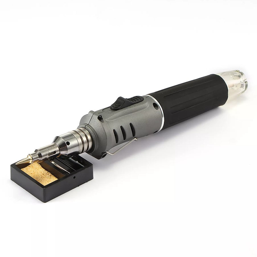 10 in 1 Butane Gas Soldering Iron Kit Self-ignition Welding Torch Pen Multifunctional Butane Tip Blow Burner Welding Tools