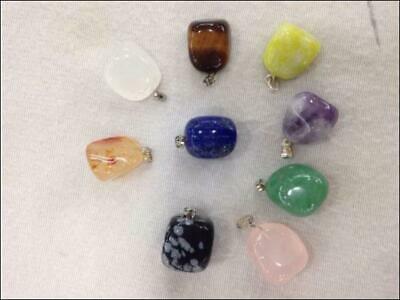 20 interchangeable semi-precious stones plus 2 sterling silver neck chain sizes