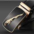 Custom made Jaguar Buckle with leather belt