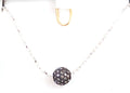1 CTW diamond pendant 18 inch .925 chain
