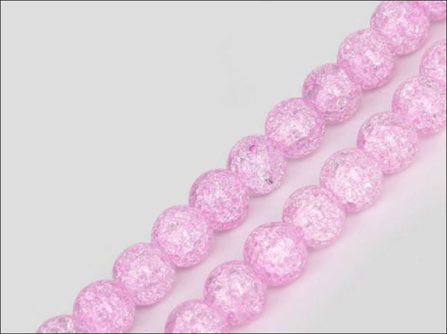 Genuine glass crackled glass bead 20/pkg. 9 colors