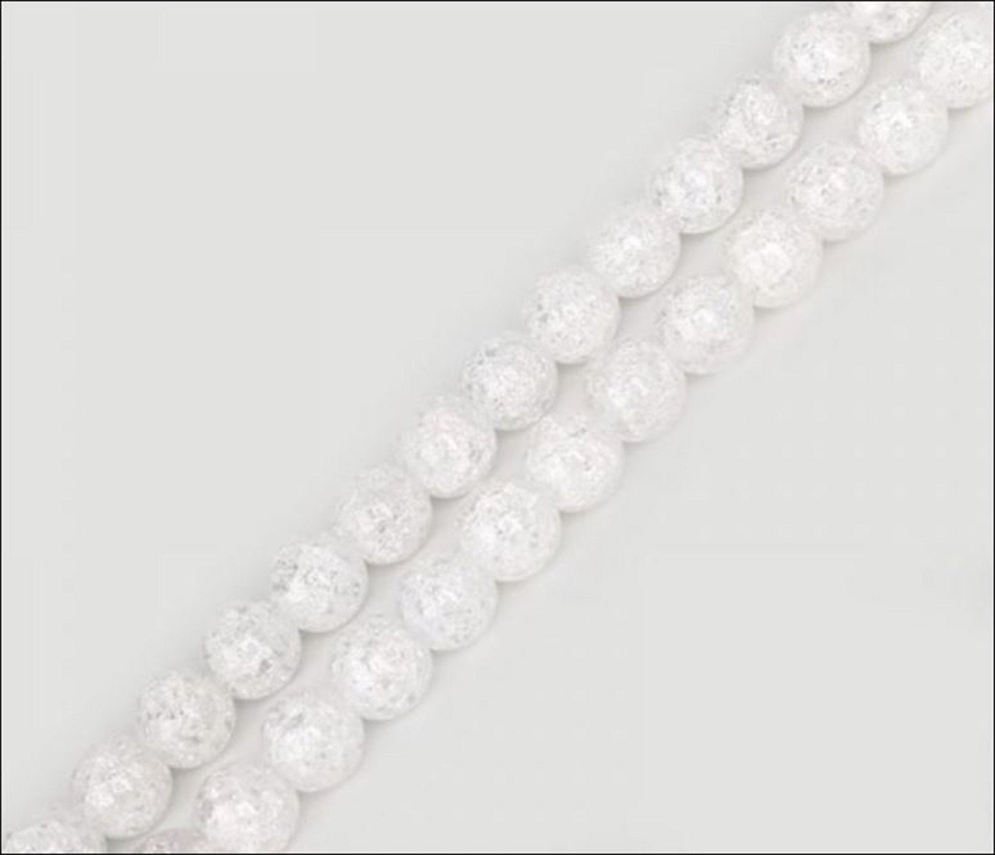 Genuine glass crackled glass bead 20/pkg. 9 colors