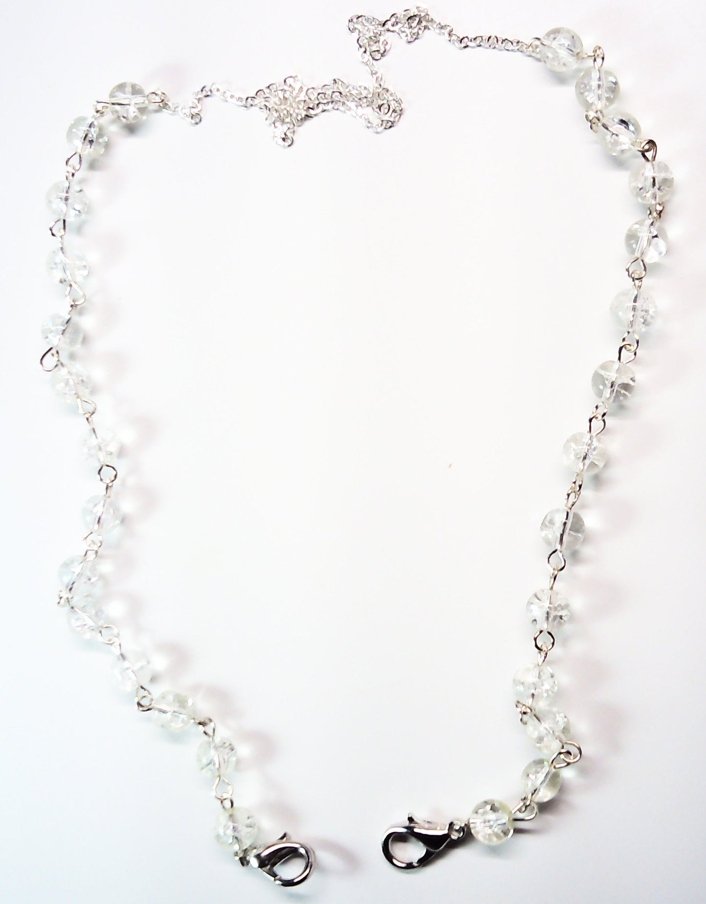 beaded chain Mask necklace holder