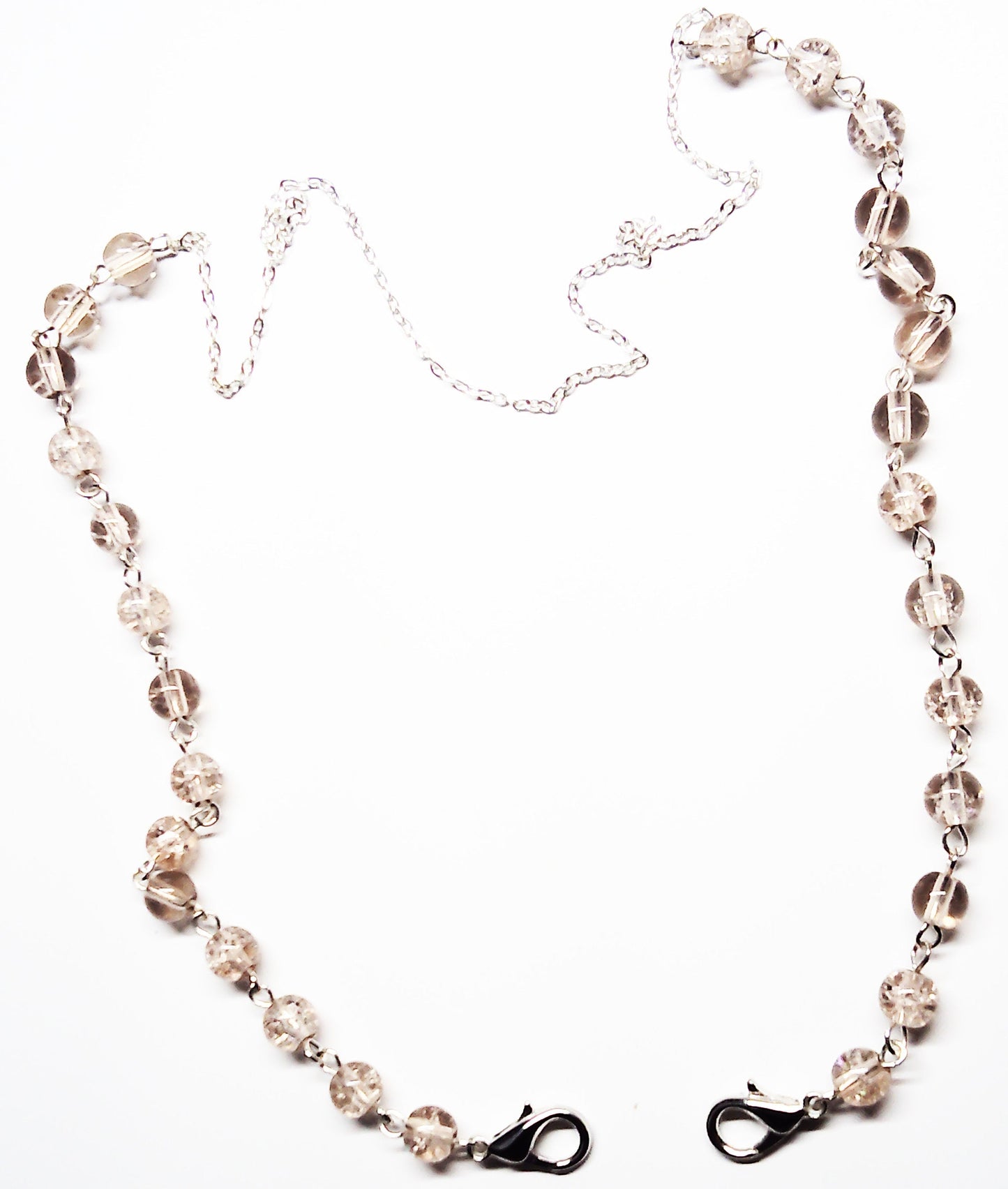 beaded chain Mask necklace holder