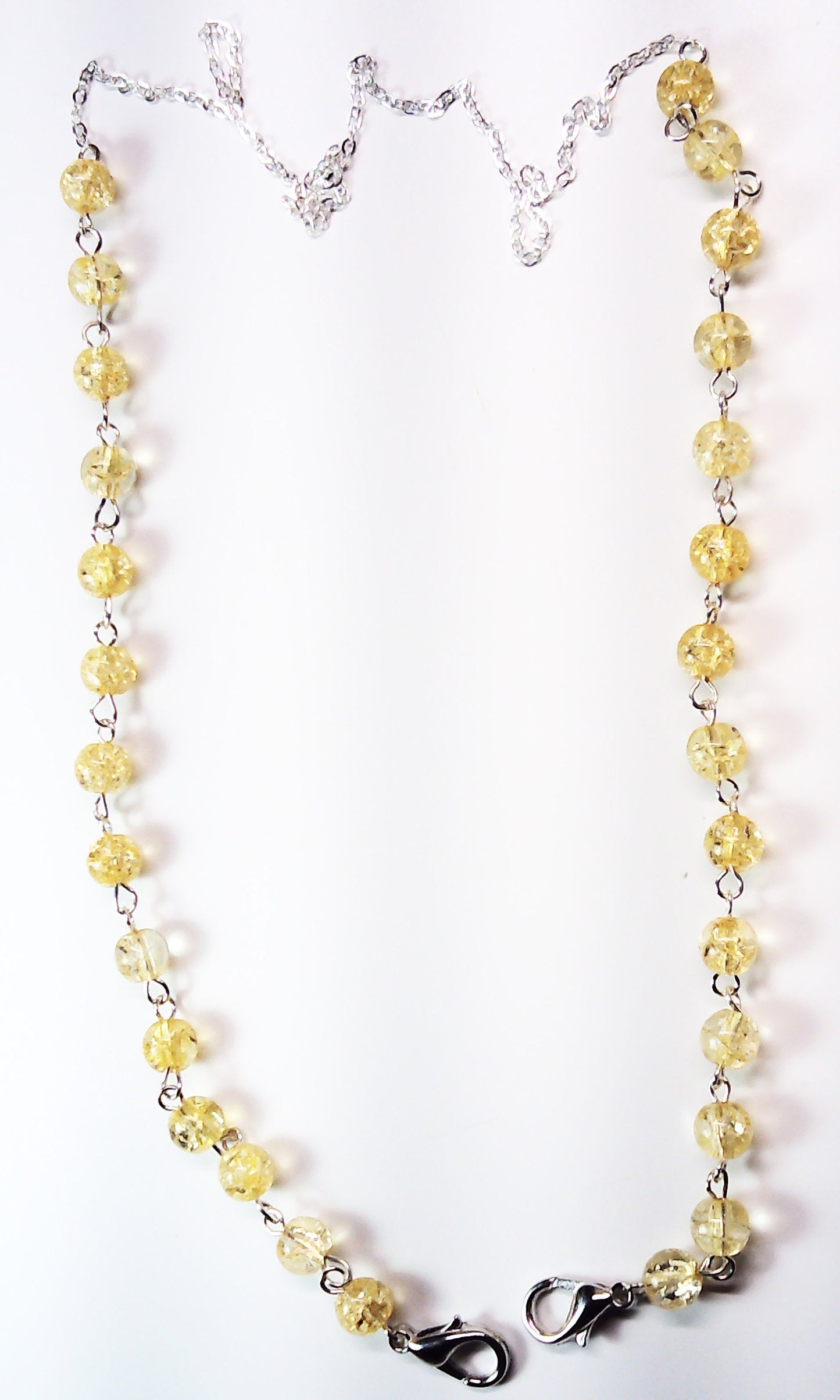 beaded chain Mask necklace holder