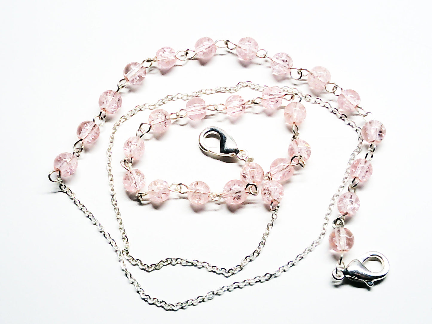 beaded chain Mask necklace holder