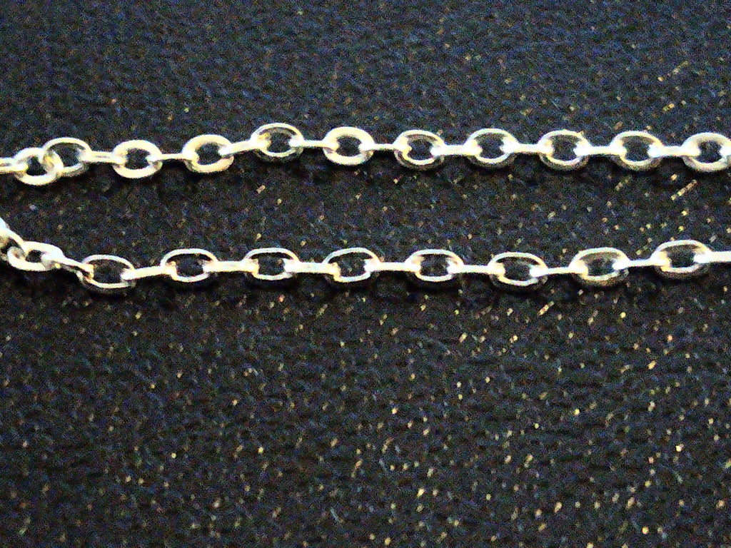 Genuine dalmation spot-black onyx beads with 100% .925 sterling silver necklace chain