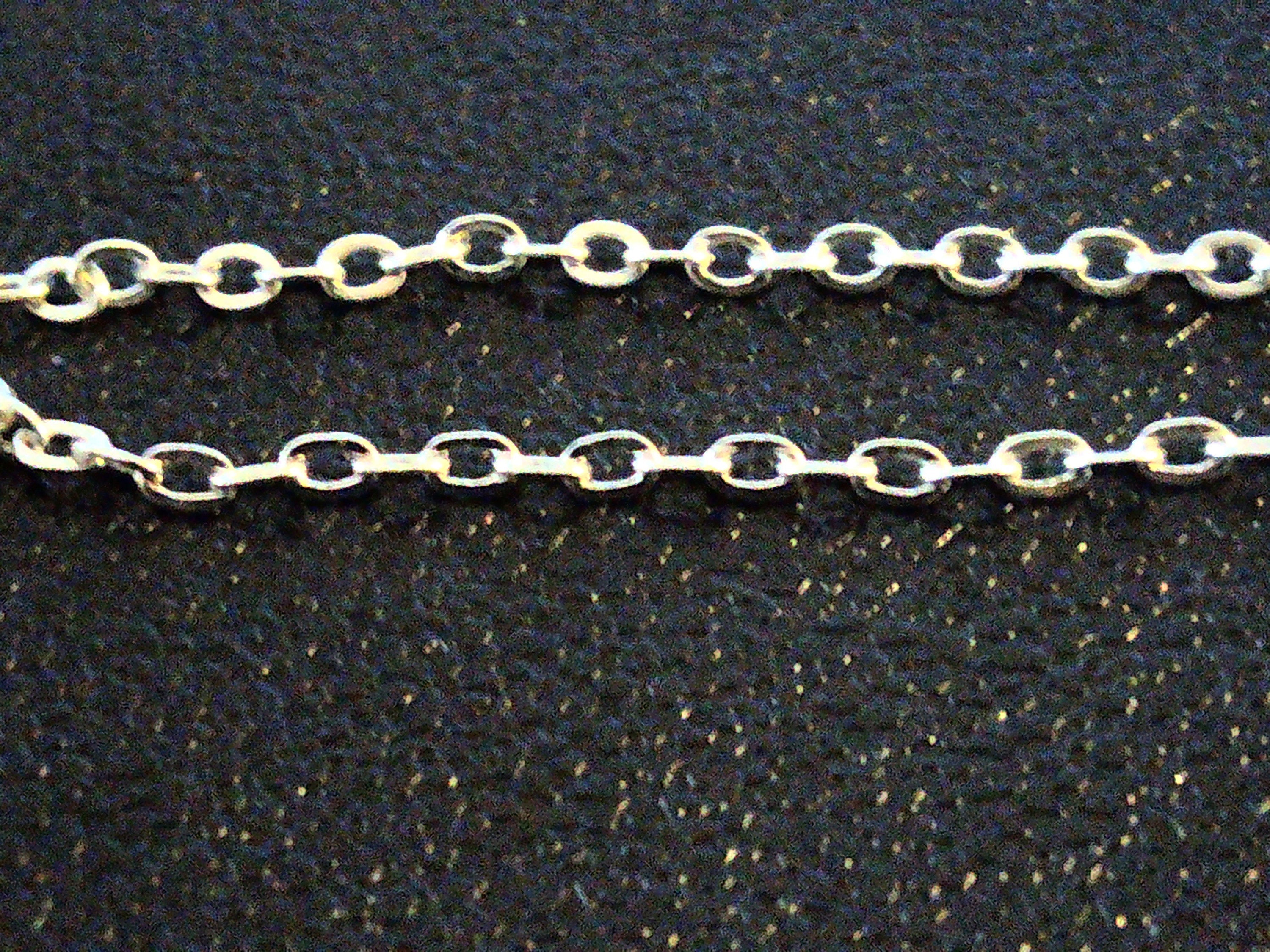 Genuine dalmation spot-black onyx beads with 100% .925 sterling silver necklace chain