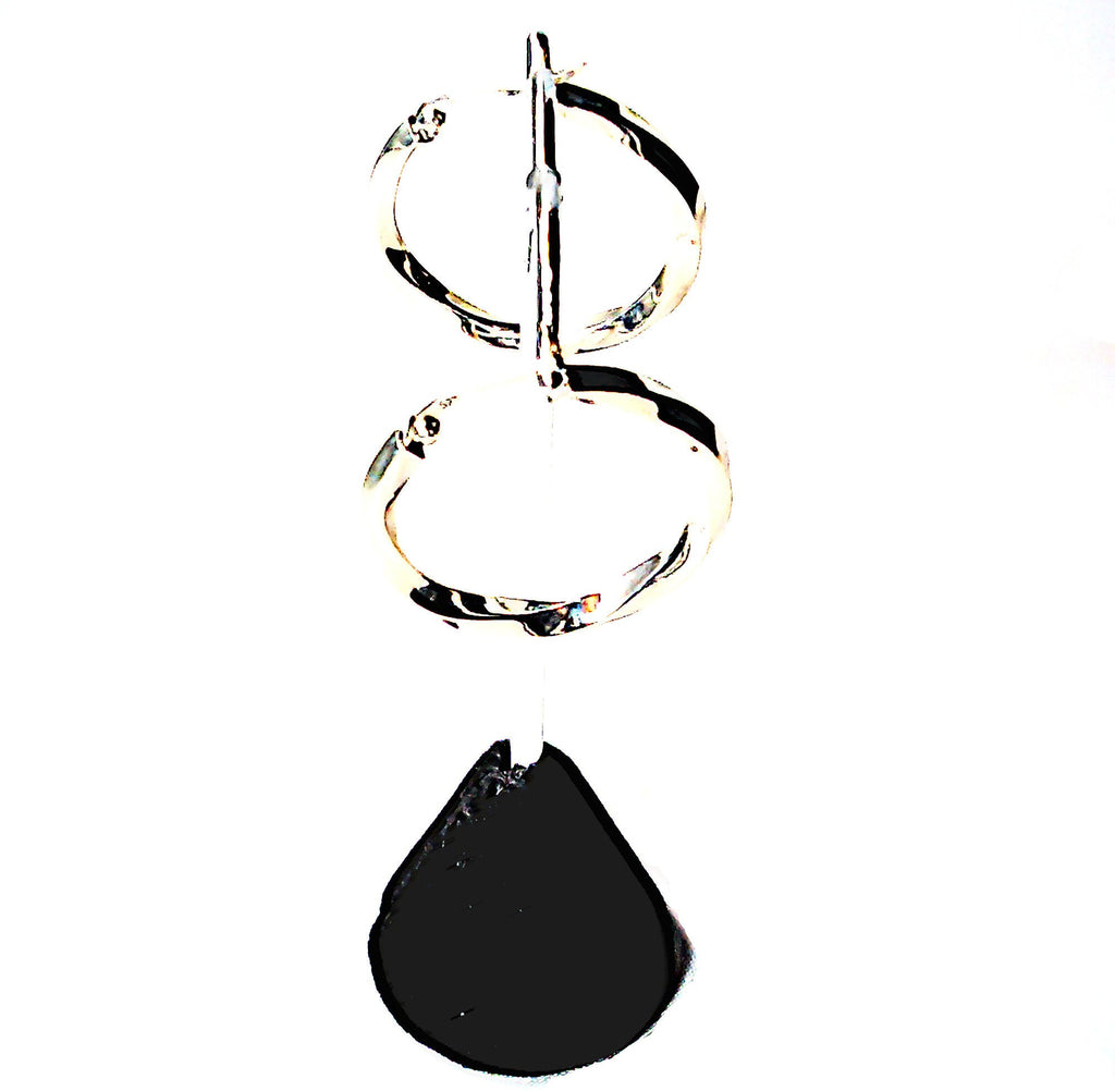 Sterling Silver 30 MM twisted hoop earrings