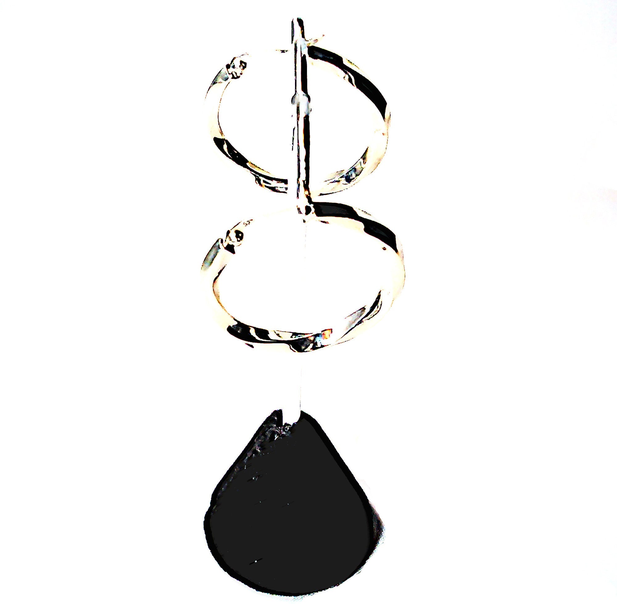 Sterling Silver 30 MM twisted hoop earrings