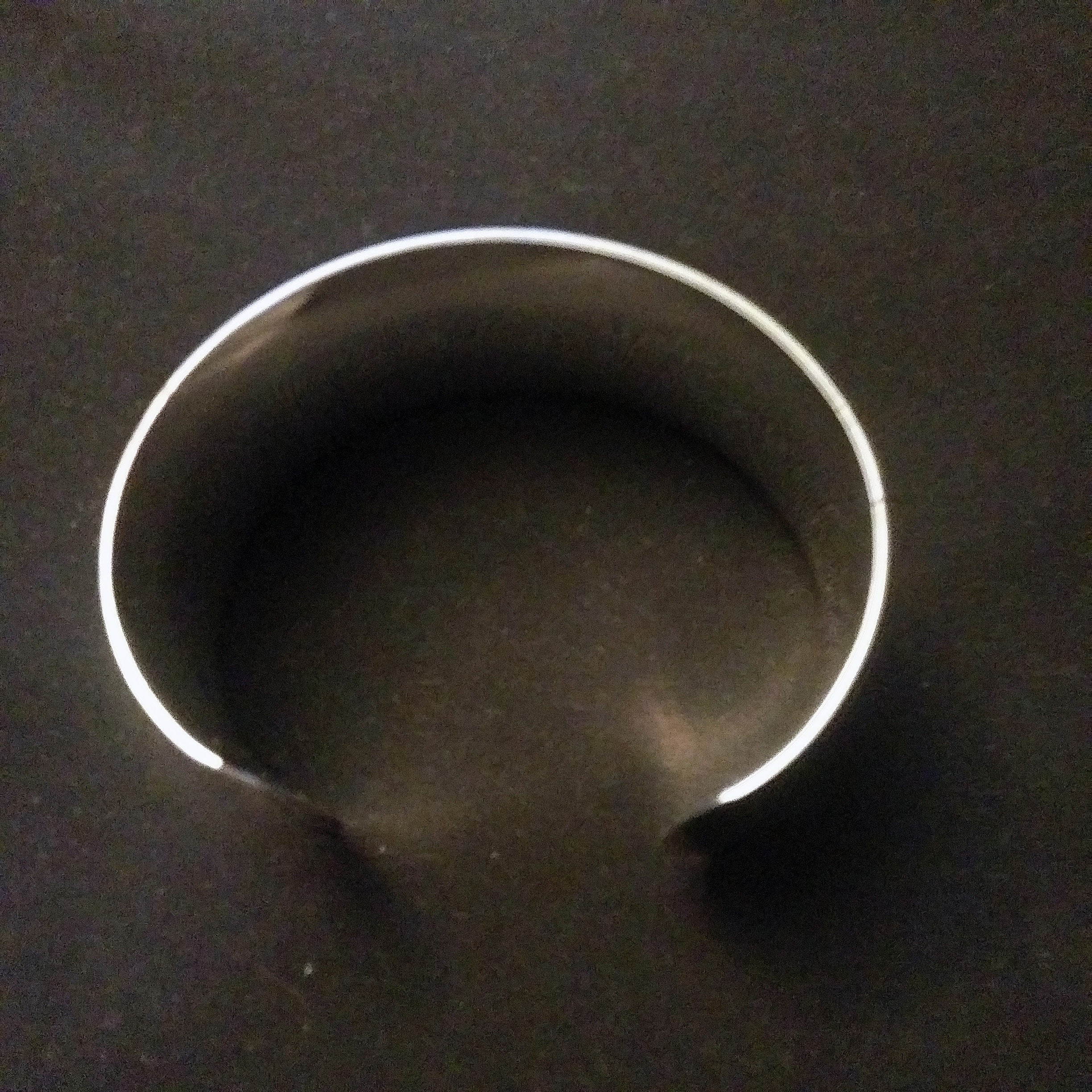 925 Silver open cuff bracelet highly polished